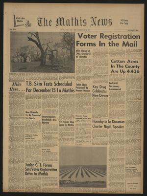 The Mathis News (Mathis, Tex.), Vol. 48, No. 7, Ed. 1 Thursday, December 4, 1969