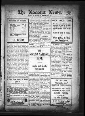 Primary view of object titled 'The Nocona News. (Nocona, Tex.), Vol. 13, No. 4, Ed. 1 Friday, July 6, 1917'.