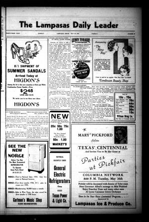 The Lampasas Daily Leader (Lampasas, Tex.), Vol. 33, No. 69, Ed. 1 Tuesday, May 26, 1936