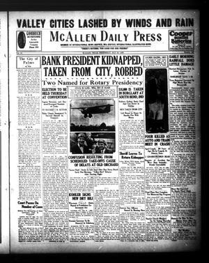 McAllen Daily Press (McAllen, Tex.), Vol. 9, No. 138, Ed. 1 Wednesday, May 29, 1929