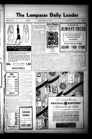 The Lampasas Daily Leader (Lampasas, Tex.), Vol. 33, No. 11, Ed. 1 Thursday, March 19, 1936