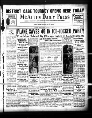 McAllen Daily Press (McAllen, Tex.), Vol. 9, No. 56, Ed. 1 Friday, February 22, 1929