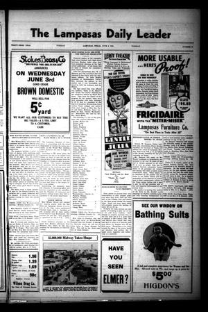 The Lampasas Daily Leader (Lampasas, Tex.), Vol. 33, No. 75, Ed. 1 Tuesday, June 2, 1936