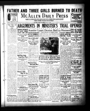 McAllen Daily Press (McAllen, Tex.), Vol. 9, No. 120, Ed. 1 Wednesday, May 8, 1929