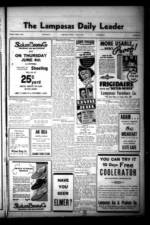 The Lampasas Daily Leader (Lampasas, Tex.), Vol. 33, No. 76, Ed. 1 Wednesday, June 3, 1936