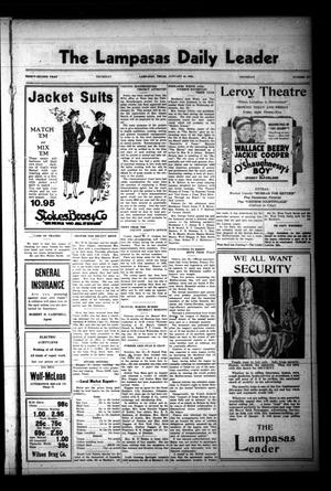 The Lampasas Daily Leader (Lampasas, Tex.), Vol. 32, No. 273, Ed. 1 Thursday, January 23, 1936