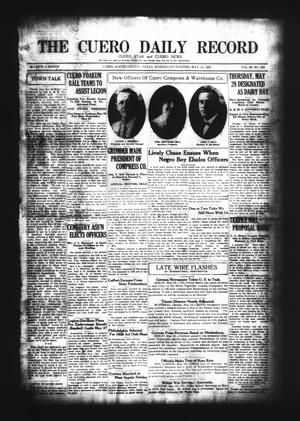 The Cuero Daily Record (Cuero, Tex.), Vol. 62, No. 103, Ed. 1 Wednesday, May 13, 1925