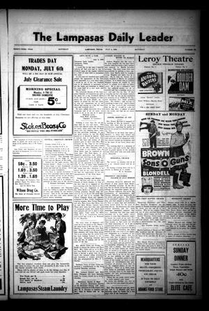 The Lampasas Daily Leader (Lampasas, Tex.), Vol. 33, No. 103, Ed. 1 Saturday, July 4, 1936