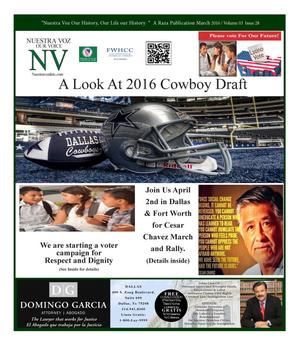 Nuestra Voz (Fort Worth, Tex.), Vol. 3, No. 28, Ed. 1, March 2016
