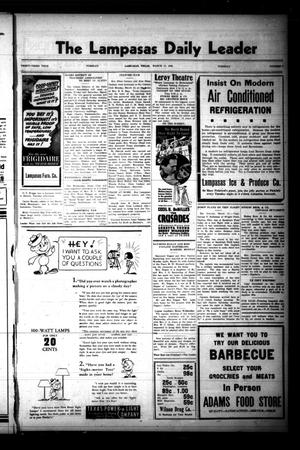The Lampasas Daily Leader (Lampasas, Tex.), Vol. 33, No. 9, Ed. 1 Tuesday, March 17, 1936