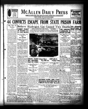 McAllen Daily Press (McAllen, Tex.), Vol. 9, No. 157, Ed. 1 Thursday, June 20, 1929