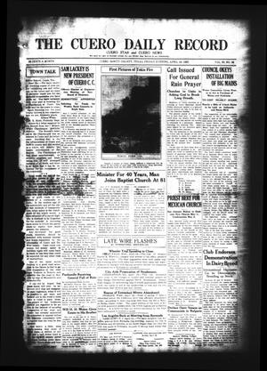 Primary view of object titled 'The Cuero Daily Record (Cuero, Tex.), Vol. 62, No. 96, Ed. 1 Friday, April 24, 1925'.