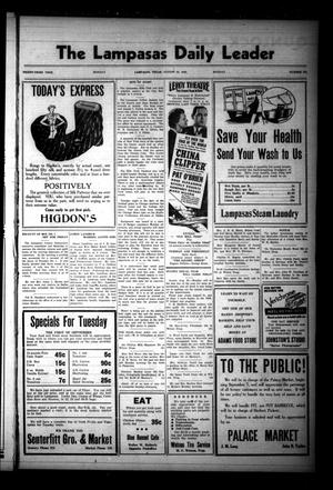 The Lampasas Daily Leader (Lampasas, Tex.), Vol. 33, No. 152, Ed. 1 Monday, August 31, 1936