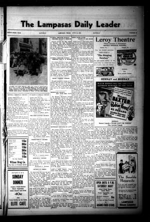 The Lampasas Daily Leader (Lampasas, Tex.), Vol. 33, No. 85, Ed. 1 Saturday, June 13, 1936