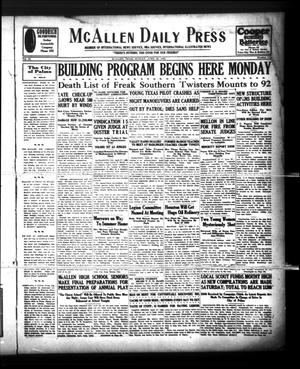 McAllen Daily Press (McAllen, Tex.), Vol. 9, No. 111, Ed. 1 Sunday, April 28, 1929