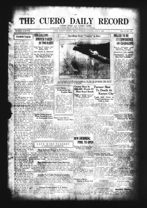 The Cuero Daily Record (Cuero, Tex.), Vol. 62, No. 117, Ed. 1 Tuesday, June 9, 1925