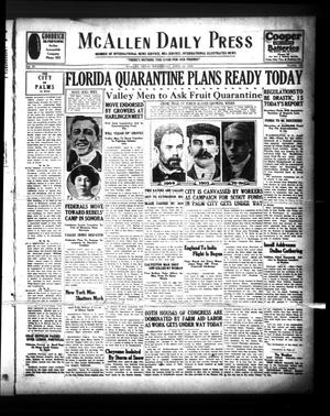 McAllen Daily Press (McAllen, Tex.), Vol. 9, No. 108, Ed. 1 Wednesday, April 24, 1929