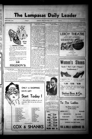 The Lampasas Daily Leader (Lampasas, Tex.), Vol. 33, No. 235, Ed. 1 Tuesday, December 8, 1936
