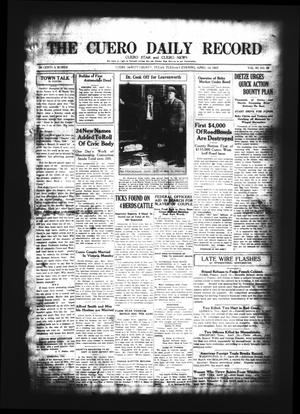 The Cuero Daily Record (Cuero, Tex.), Vol. 62, No. 88, Ed. 1 Tuesday, April 14, 1925
