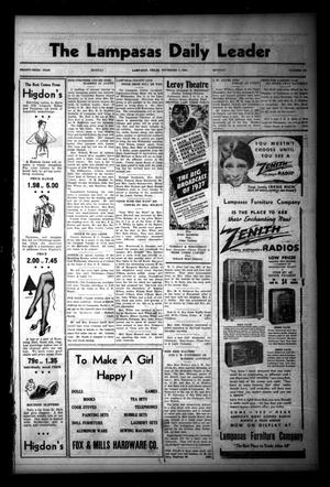 The Lampasas Daily Leader (Lampasas, Tex.), Vol. 33, No. 234, Ed. 1 Monday, December 7, 1936