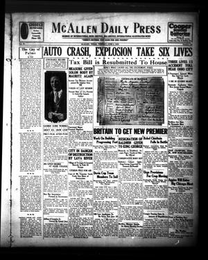 McAllen Daily Press (McAllen, Tex.), Vol. 9, No. 143, Ed. 1 Tuesday, June 4, 1929
