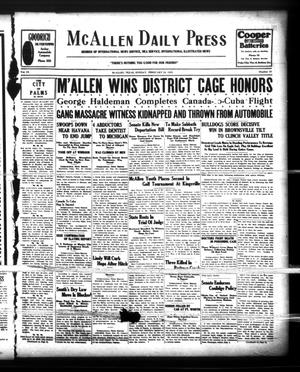 Primary view of object titled 'McAllen Daily Press (McAllen, Tex.), Vol. 9, No. 57, Ed. 1 Sunday, February 24, 1929'.