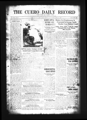 The Cuero Daily Record (Cuero, Tex.), Vol. 62, No. 130, Ed. 1 Wednesday, June 24, 1925