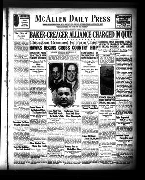 McAllen Daily Press (McAllen, Tex.), Vol. 9, No. 163, Ed. 1 Thursday, June 27, 1929
