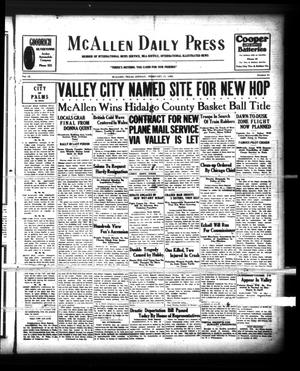 McAllen Daily Press (McAllen, Tex.), Vol. 9, No. 51, Ed. 1 Sunday, February 17, 1929