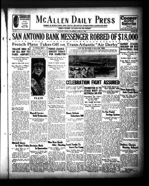 McAllen Daily Press (McAllen, Tex.), Vol. 9, No. 151, Ed. 1 Thursday, June 13, 1929