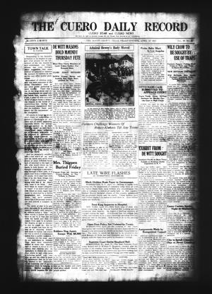 The Cuero Daily Record (Cuero, Tex.), Vol. 62, No. 85, Ed. 1 Friday, April 10, 1925