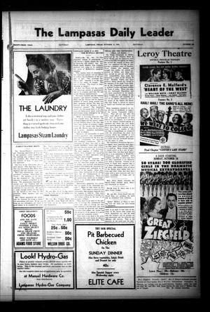 The Lampasas Daily Leader (Lampasas, Tex.), Vol. 33, No. 193, Ed. 1 Saturday, October 17, 1936