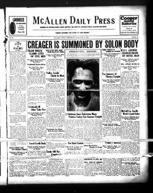 McAllen Daily Press (McAllen, Tex.), Vol. 9, No. 54, Ed. 1 Wednesday, February 20, 1929