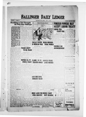 Ballinger Daily Ledger (Ballinger, Tex.), Vol. 18, No. 72, Ed. 1 Friday, July 6, 1923