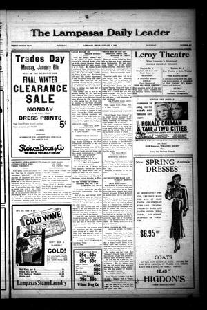 The Lampasas Daily Leader (Lampasas, Tex.), Vol. 32, No. 257, Ed. 1 Saturday, January 4, 1936