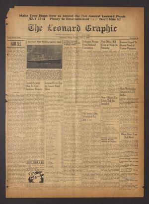 Primary view of object titled 'The Leonard Graphic (Leonard, Tex.), Vol. 61, No. 8, Ed. 1 Friday, July 7, 1950'.