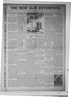 The New Ulm Enterprise (New Ulm, Tex.), Vol. 33, No. 29, Ed. 1 Thursday, April 29, 1943