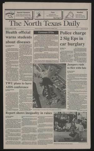 The North Texas Daily (Denton, Tex.), Vol. 74, No. 89, Ed. 1 Thursday, March 12, 1992