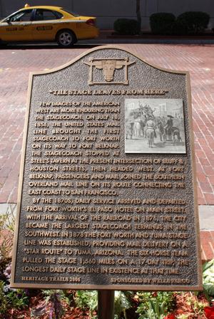 [Plaque about Stagecoach]