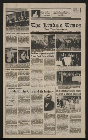 Primary view of object titled 'The Lindale Times (Lindale, Tex.), Vol. 2, No. 29, Ed. 1 Thursday, February 27, 1992'.