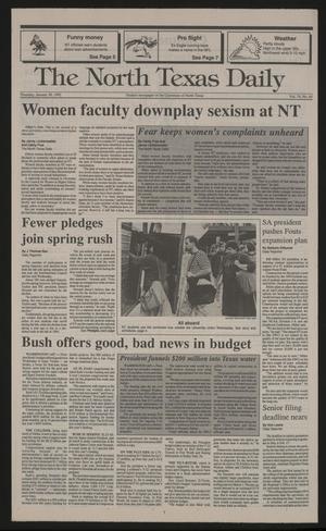The North Texas Daily (Denton, Tex.), Vol. 74, No. 65, Ed. 1 Thursday, January 30, 1992