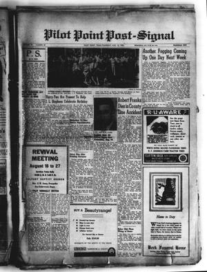 Primary view of object titled 'Pilot Point Post-Signal (Pilot Point, Tex.), Vol. 72, No. 50, Ed. 1 Thursday, August 10, 1950'.