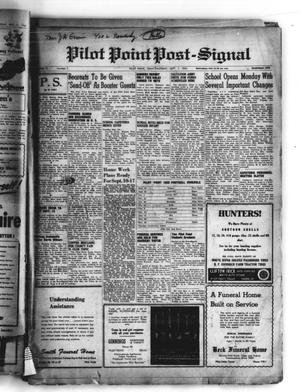 Pilot Point Post-Signal (Pilot Point, Tex.), Vol. 73, No. 2, Ed. 1 Thursday, September 7, 1950