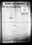 Newspaper: Record and Chronicle. (Denton, Tex.), Vol. 32, No. 45, Ed. 1 Thursday…