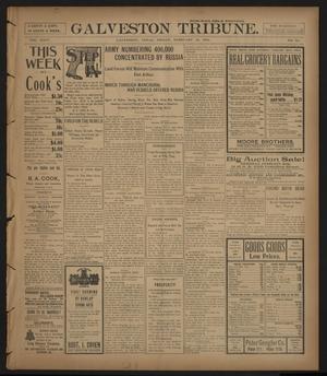 Primary view of object titled 'Galveston Tribune. (Galveston, Tex.), Vol. 24, No. 73, Ed. 1 Friday, February 19, 1904'.