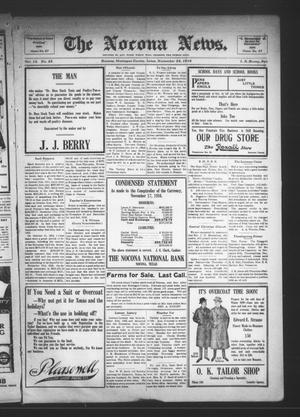 The Nocona News. (Nocona, Tex.), Vol. 12, No. 25, Ed. 1 Friday, November 24, 1916
