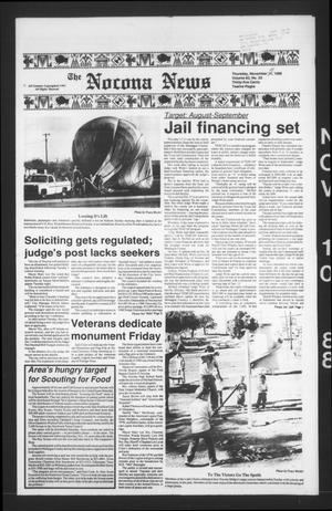 Primary view of object titled 'The Nocona News (Nocona, Tex.), Vol. 83, No. 23, Ed. 1 Thursday, November 10, 1988'.