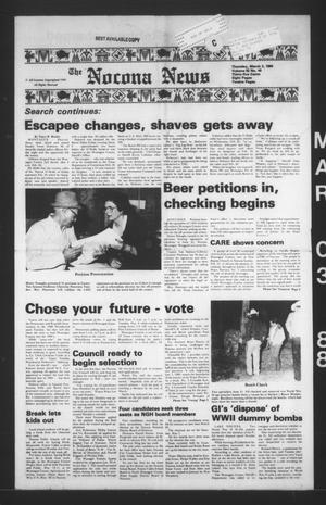Primary view of object titled 'The Nocona News (Nocona, Tex.), Vol. 82, No. 40, Ed. 1 Thursday, March 3, 1988'.