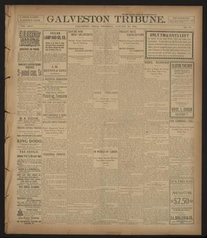 Primary view of object titled 'Galveston Tribune. (Galveston, Tex.), Vol. 24, No. 54, Ed. 1 Thursday, January 28, 1904'.