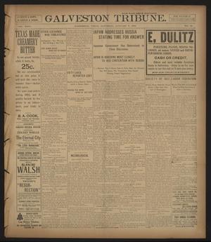 Primary view of object titled 'Galveston Tribune. (Galveston, Tex.), Vol. 24, No. 38, Ed. 1 Saturday, January 9, 1904'.